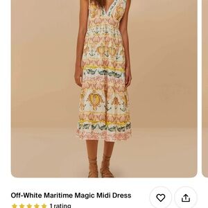 FARM Rio Multicolor Patterned Midi Dress